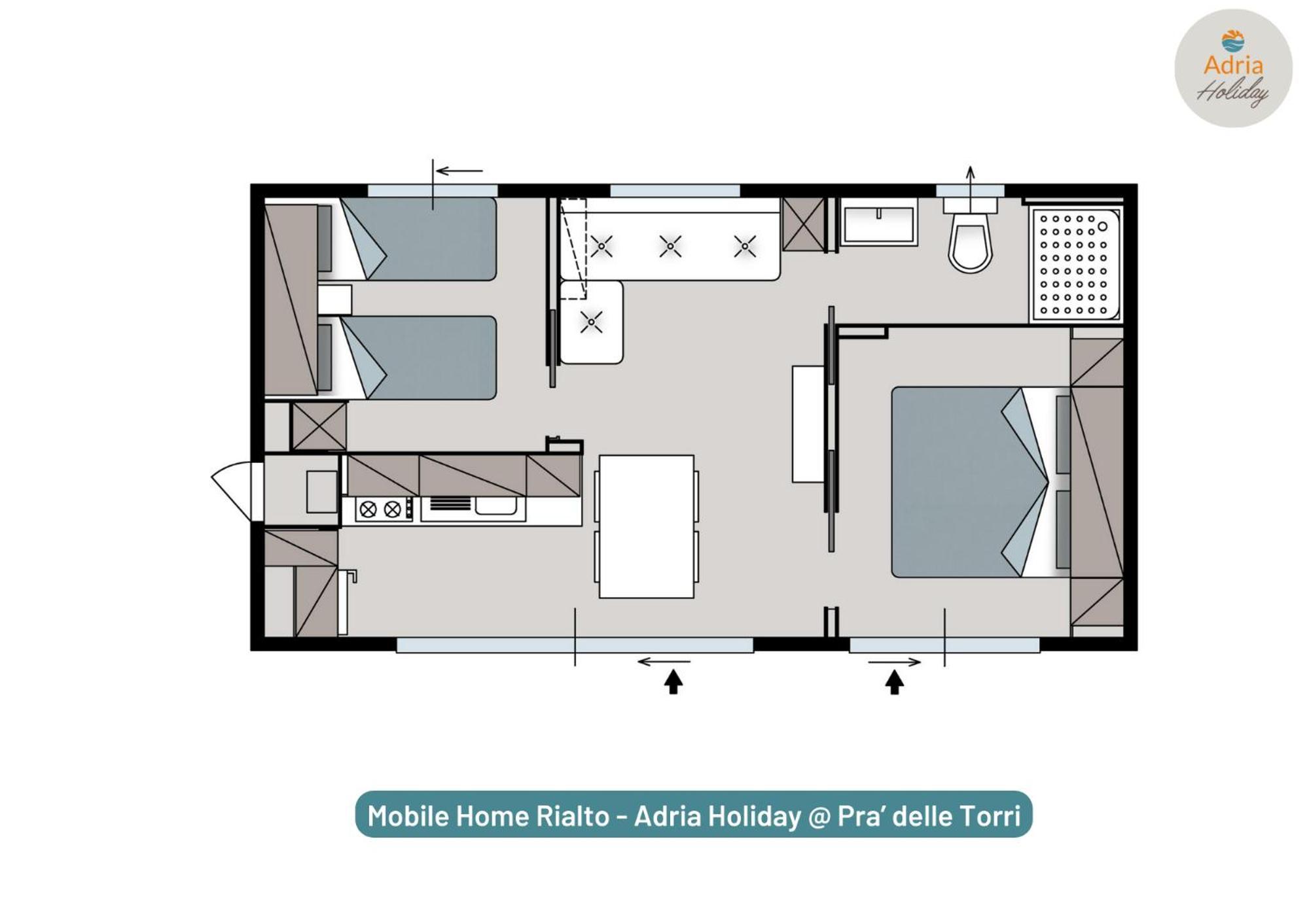Pra' Delle Torri - Adria Holiday Mobile Homes Caorle Exteriér fotografie